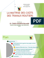 Maitrise Des Couts Des Travaux Routiers FR IGS 2021