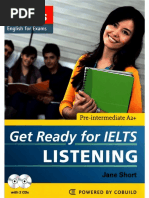 Get Ready For IELTS Listening Pre-Intermediate A2+ Student Book