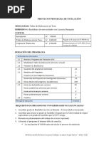 Programa de Titulación Uai