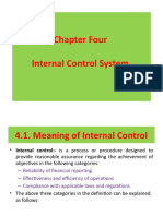 Chapter Four Internal Control System