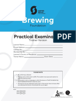 Brewing Foundation - Pratical Exam Trainer Worksheets - en - A4