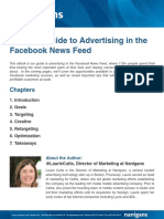 Insider's Guide To Advertising in The Facebook News Feed: Chapters