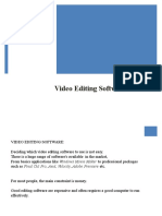 Video Editing Software