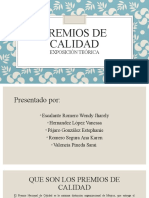 Premios A La Calidad