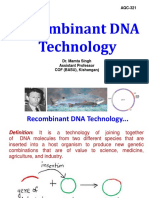 Recombinant Dna Technology - 1