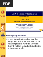 Greedy Technique General Method