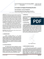 Finite Element Analysis of Engine Mounti