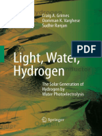 Grimes C. A., Varghese O., Ranjan S. - Solar Production of Hydrogen by Water Photoelectrolysis (2007)