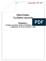 1 As Lettre Ouverte