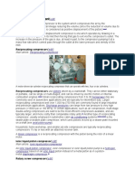 Positive Displacement: Reciprocating Compressors