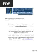 Ajuste de Parametros en Modelo de Prediccion de Accidentes Viales Del HSM (2010) para Argentina-Tete Berardo