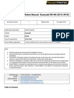 Powertronic Installation Manual-Kawasaki Er-6N (2012-2018)