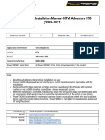 Powertronic Installation Manual-Ktm Adventure 390 (2020-2021)