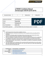 Powertronic Installation Manual Royal Enfield Interceptor 650 Efi (2018-2019)