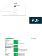 Biotech Valuation Template