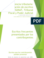 Conferencia Tributaria Elaboración de Escritos Ante SUNAT y Tribunal Fiscal