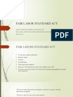 Fair Labor Standard Act