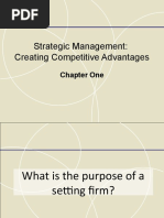 Strategic Management: Creating Competitive Advantages: Chapter One