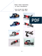 Rebar Cutter Instruction