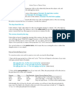 Active Voice Vs Passive Voice