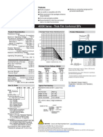 4600X Series - Thick Film Conformal Sips: Features