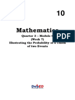 Math 10 q3 Week 7 Module 6 Illustrates The Probability of A Union of Two Events For Reproduction 3