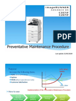Canon Advance DX C357if C257if Prev Maint Proc