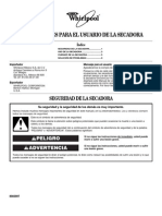 Manual de Secadora Whirpool