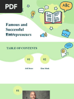 Famous and Successful Entrepreneurs: Group 3