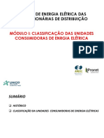 Módulo I - Classificação Das Unidades Consumidoras de Energia Elétrica.