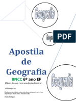 BNCC Apostila Geografia 6 Ano 1 Bimestre