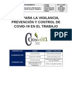 Coorporacion VCC - Plan para La Vigilancia Prevención y Control de Covid-19 en El Trabajo 2022 V002