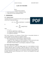 Lab 3. RC Filters: 1 Goals