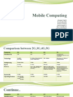 Compare 2G-3G - 4G-5G