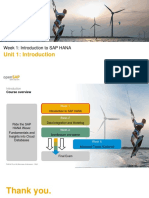 Unit 1: Introduction: Week 1: Introduction To SAP HANA