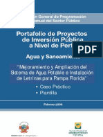 Agua y Saneamiento - Caso Practico y Plantilla