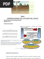 Clase I. Generalidades Del Estudio de Suelos