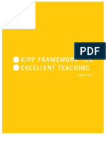 KIPP Framework For Excellent Teaching - Spring 2011