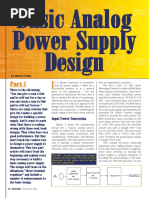 Basic Analog Power Supply Design