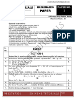 815maths Sample Paper