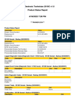 Cat Electronic Technician 2019C v1.0 Product Status Report