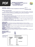 Module in Teaching Common Competencies in Industrial Arts