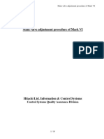 Main Valve Adjustment Procedure of Mark VI