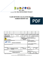 Flare Network Calculation Report Hammar Mishrif DGS: Eni - Iraq Zubair Oil Field Development Project