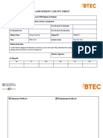 Assignment 2 Front Sheet