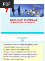 Chapter 7 - Disciplinary System and Termination of Service