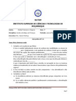 Aula Prática #5 A - Risco e Retorno - Análise e Gestão Financeira