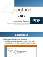 Unit 3: Parameters and Graphics