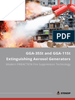 GGA-35St and GGA-11St Extinguishing Aerosol Generators: Modern FIREACTION Fire Suppression Technology