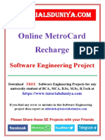 Online MetroCard Recharge - TutorialsDuniya